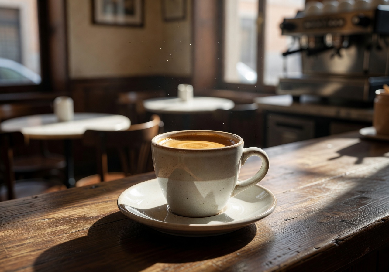 Lot Sixty One Coffee specialty coffee shop with minimalist urban interior design